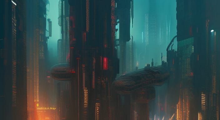 🏙️ A DYSTOPIAN FUTURE CITYSCAPE: Art by {SIMON STALENHAG, RADO JAVOR ...