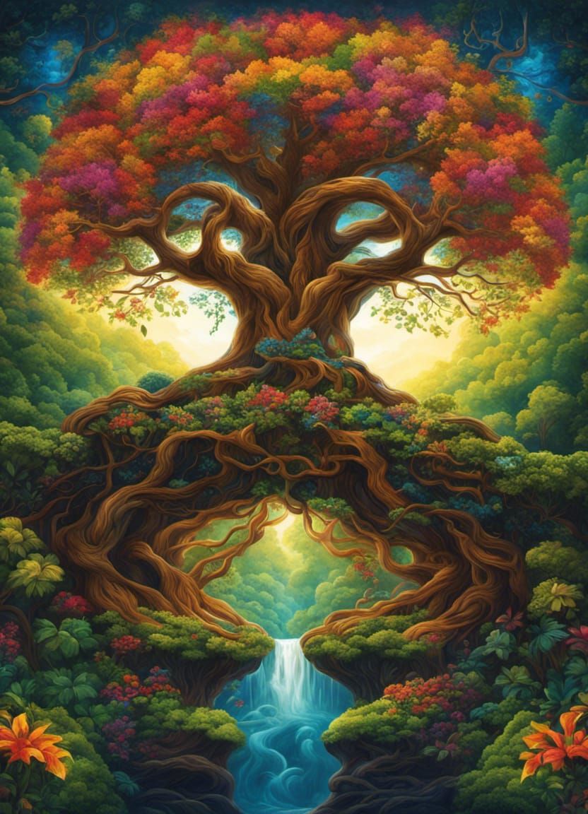 Tree of Life - AI Generated Artwork - NightCafe Creator