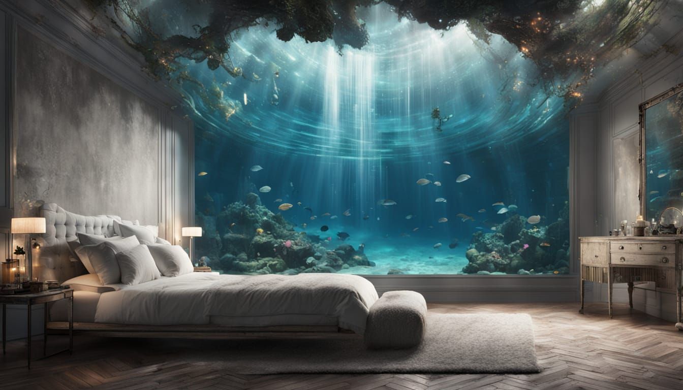 🌊🛏️🌊🐟 Underwater Bedroom