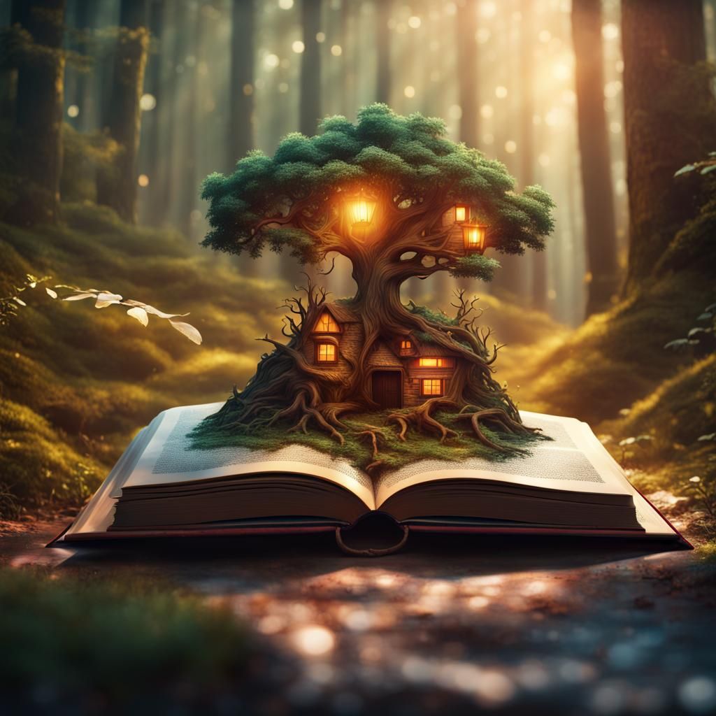 Magic Book  by @Elven Maiden