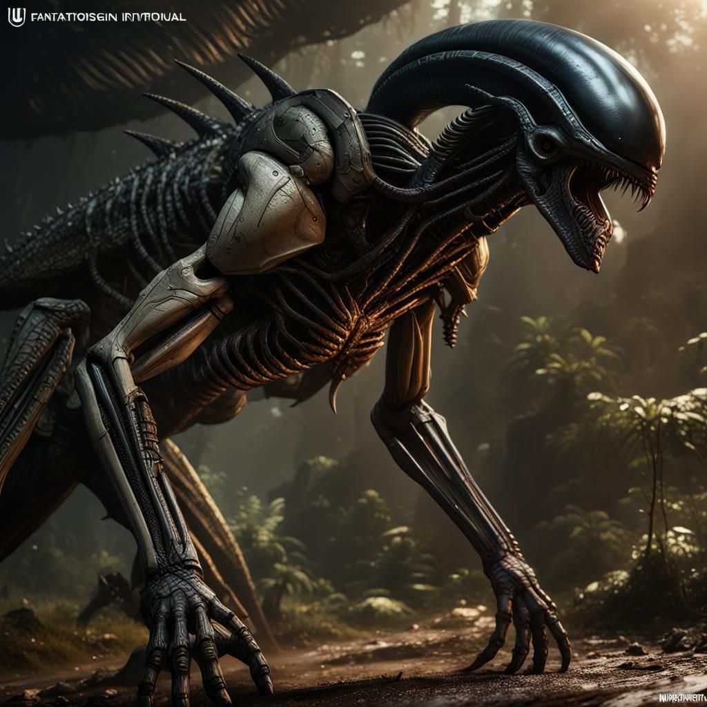 Xenomorph Symbiant Species 23 - AI Generated Artwork - NightCafe Creator