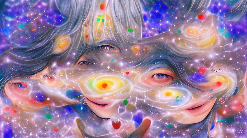 The universe in a crystal III - AI Generated Artwork - NightCafe Creator