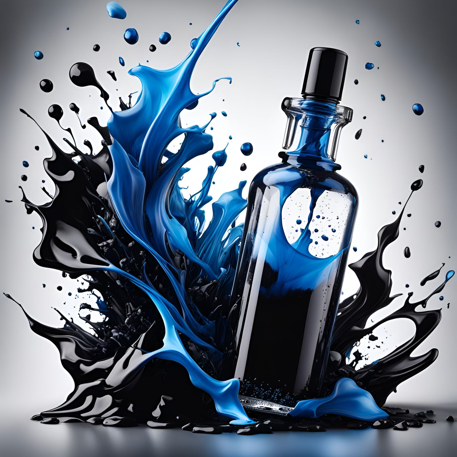 Leaky bottle  by @Fibek