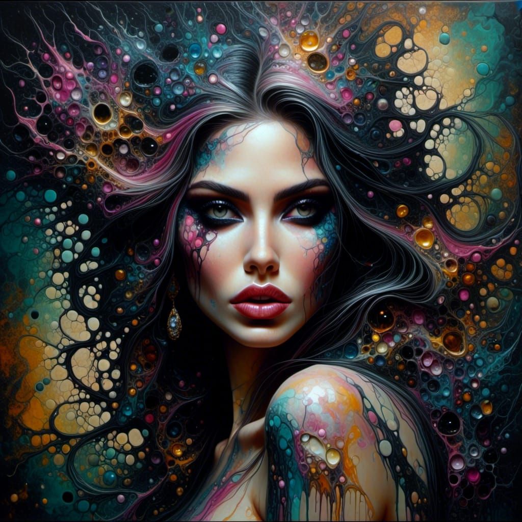 Liquid Pour Painting