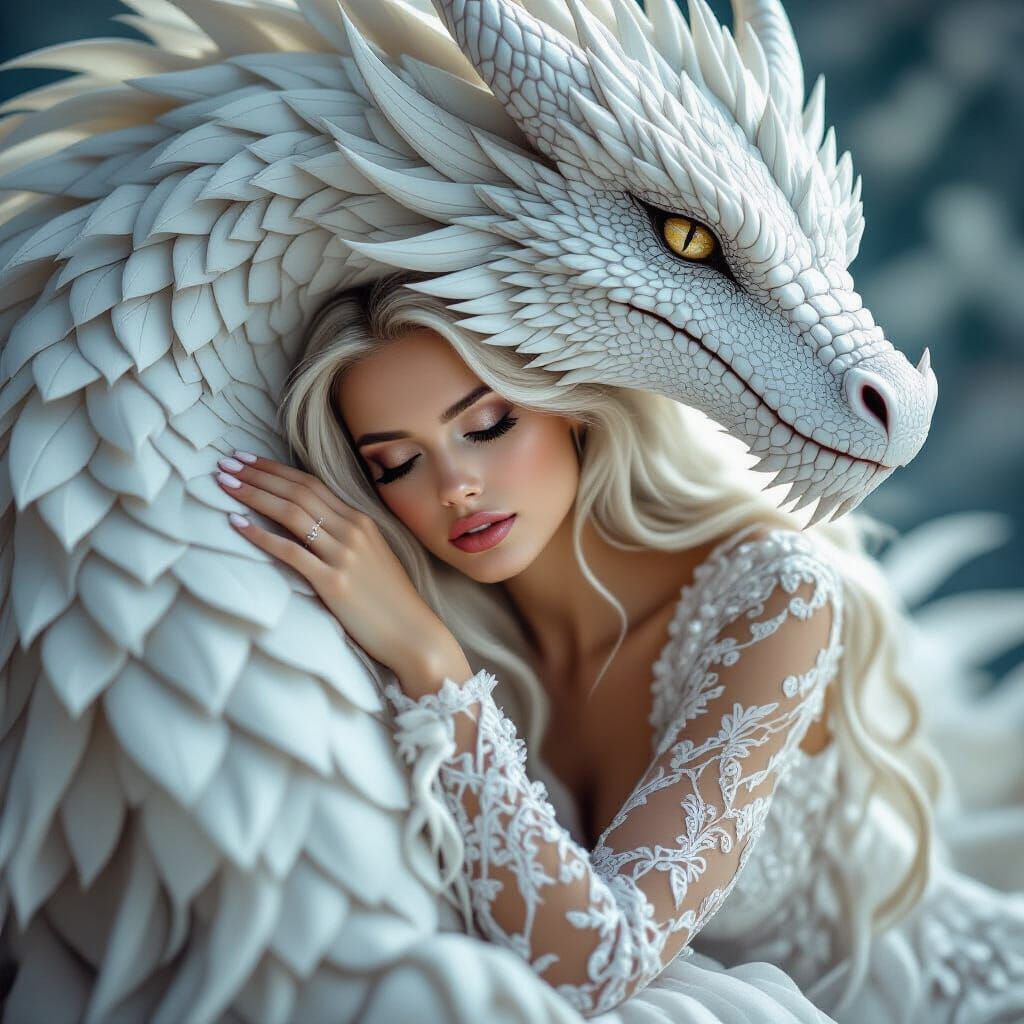 Protected by a dragon  by @Starloom