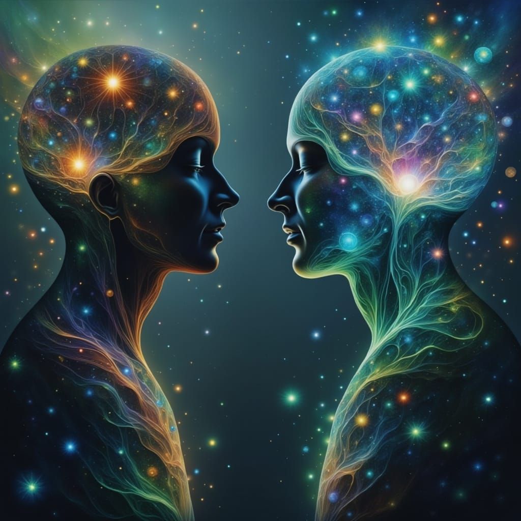 <lora:PR AlcoholWCGlass:1.0> <lora:Abstract Reality:1.0> The unseen waves and spectrum of light weaving throughout all of reality and the in...