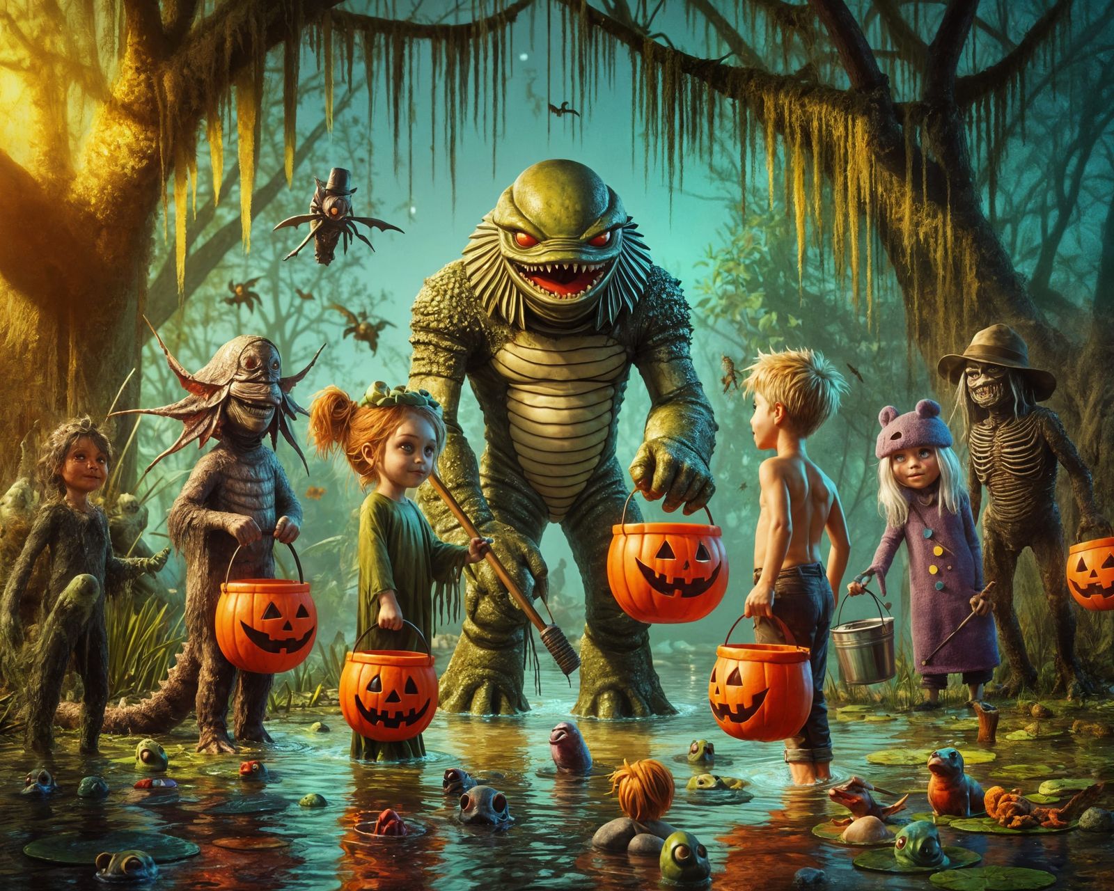 Creatures from the Cute Lagoon