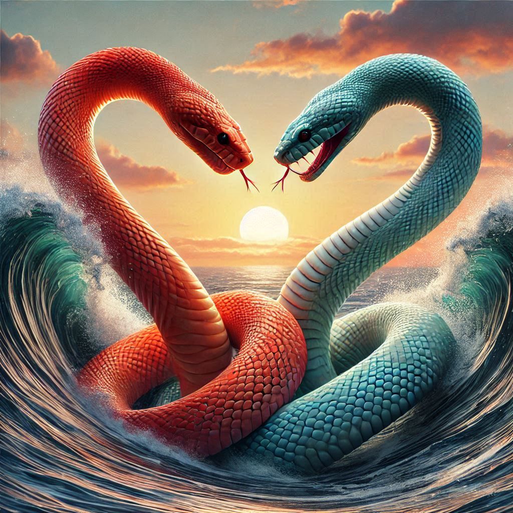 snakes in love