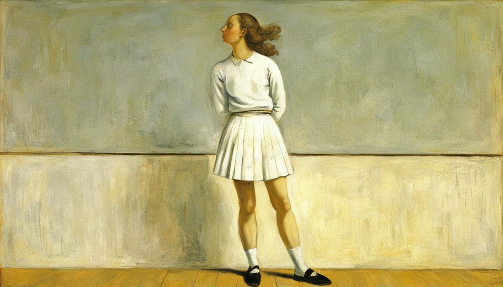 Balthus The white skirt, 1937 #BalthusThe white skirt #1937 #art #art ...