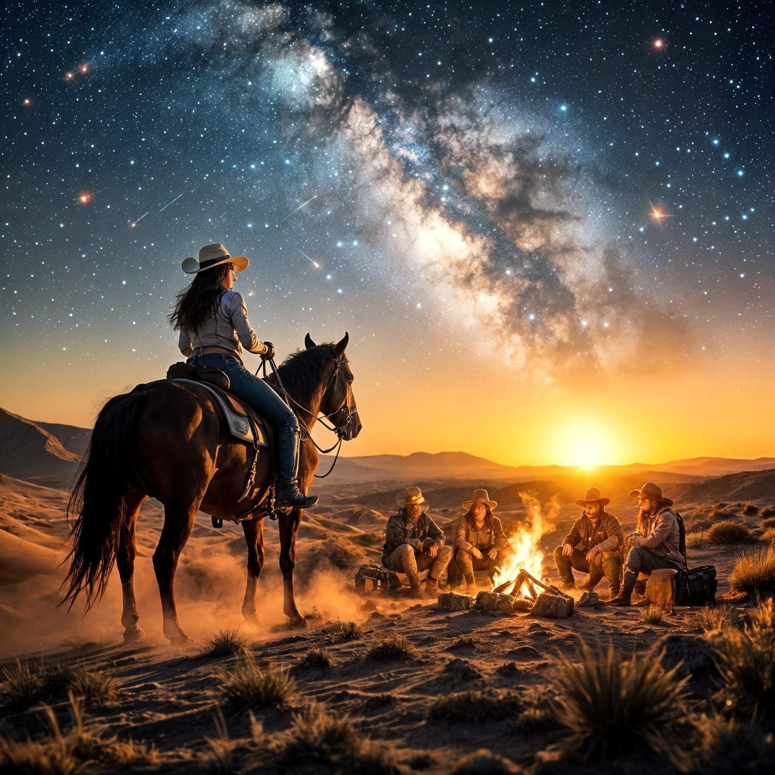 Calamity Jane & les Dalton...   by @Luce Times