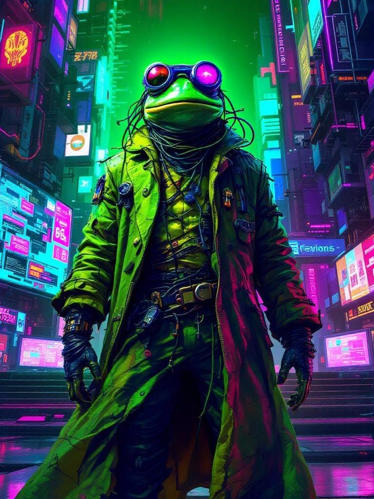 Evil Supervillain Dr. Frog  by @Cecelia 