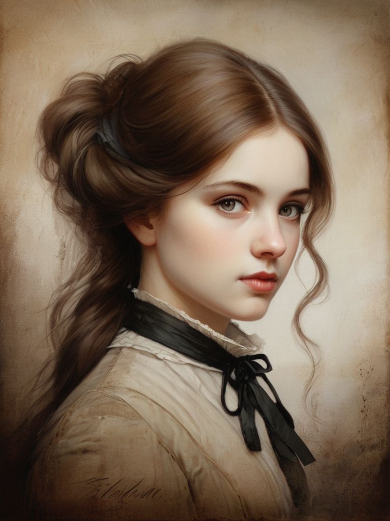 Portrait of a young lady