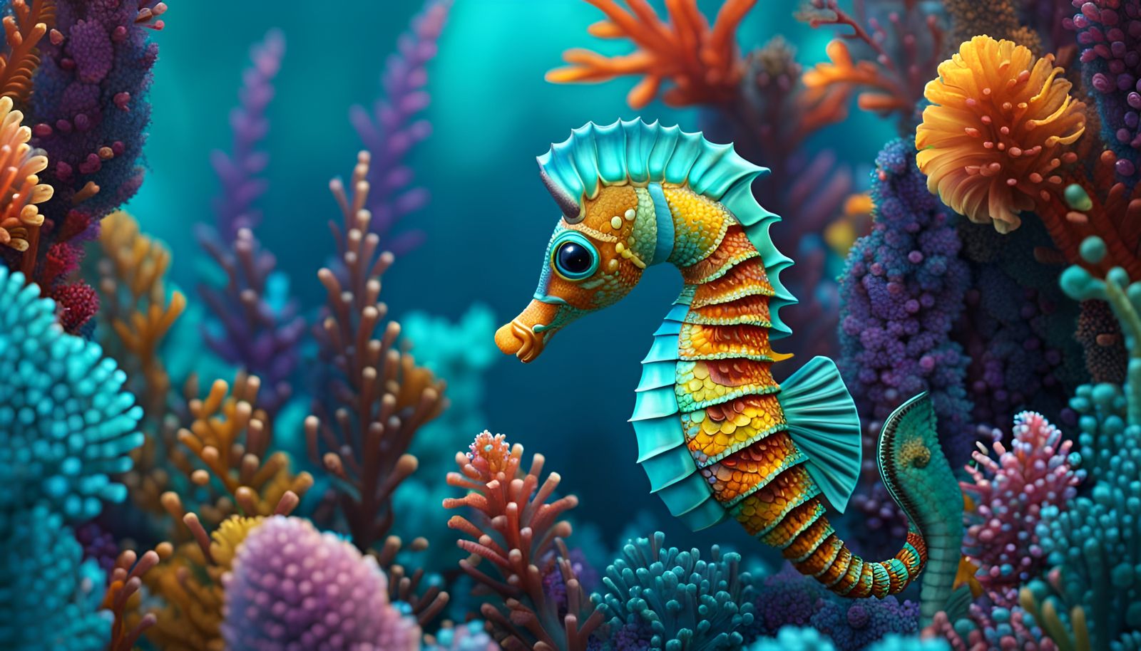 Healthy & Vibrant Reef  by @Thrasher857