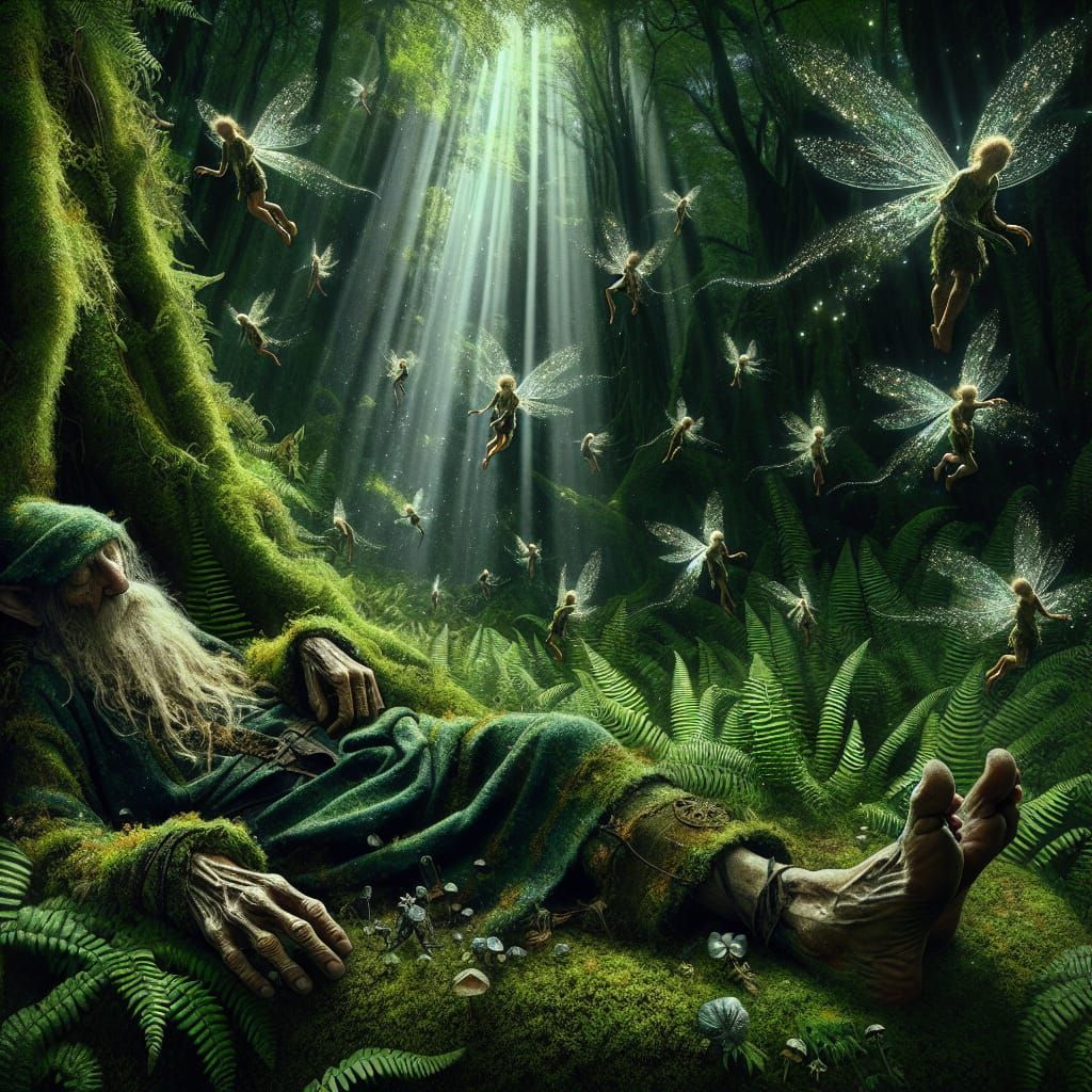 Sleeping Wizard  by @Lilith