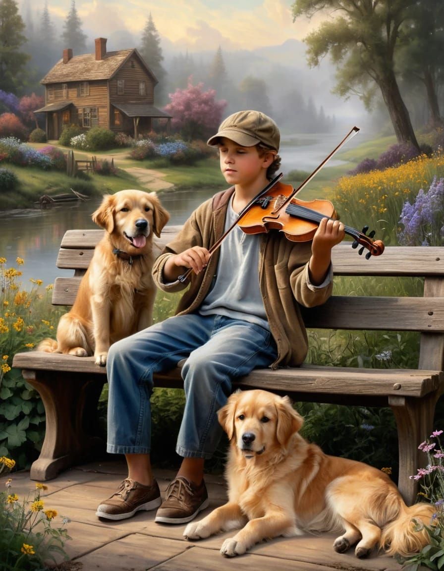 The Violín's Boy 🐶😊