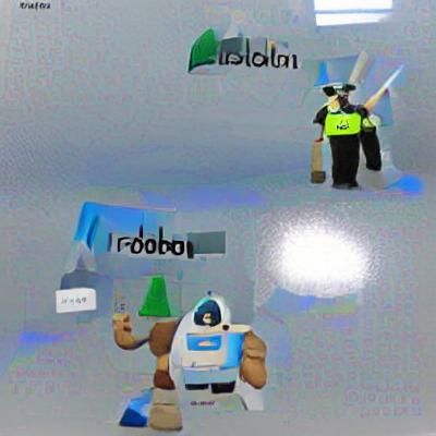 AI Art Generator: A roblox icon for a story game, a noob in the