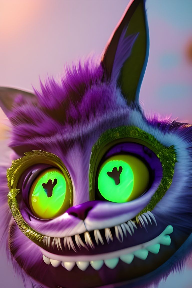 Graduation portrait of the Cheshire Cat