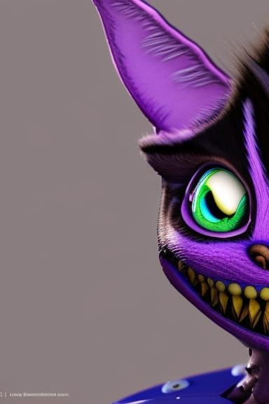 Graduation portrait of the Cheshire Cat