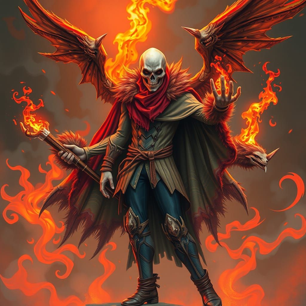 AI Generated Art of Demons, Skeletons, Aliens, and Robots