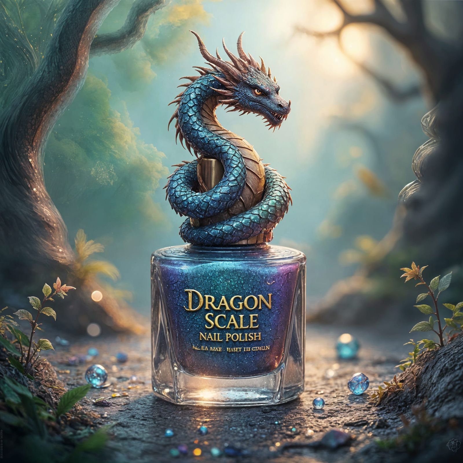 Dragon Scale Nail Polish  by @Spyder Webb