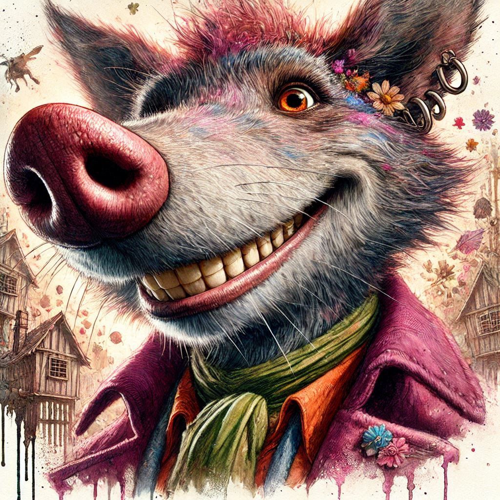 adorable fairy-tale fantasy creature portrait..