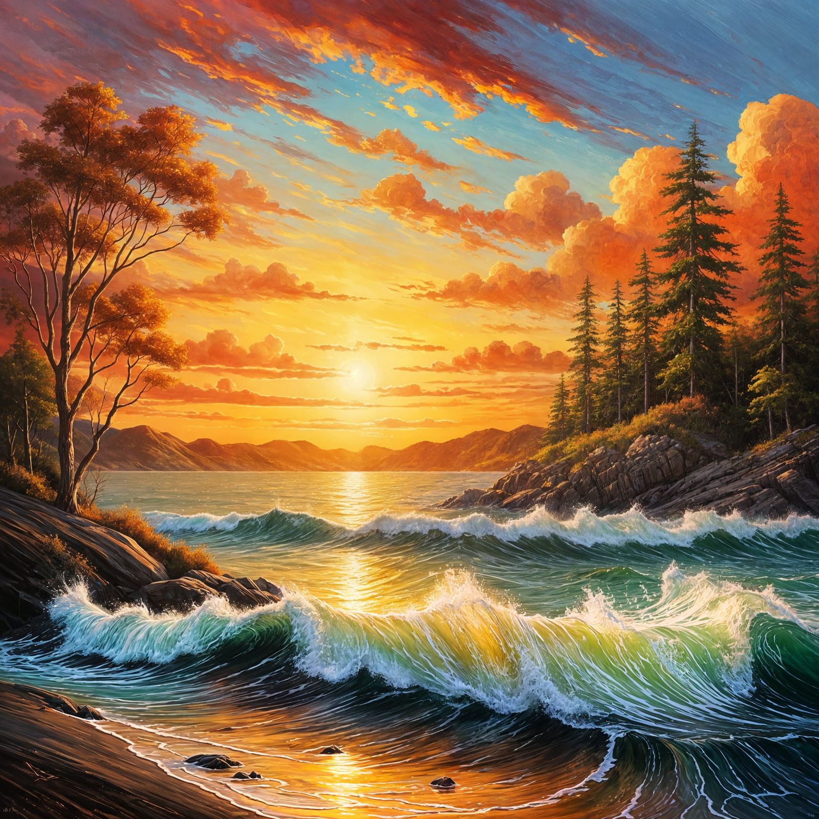 Sunset (3 likes)  by @Greyman