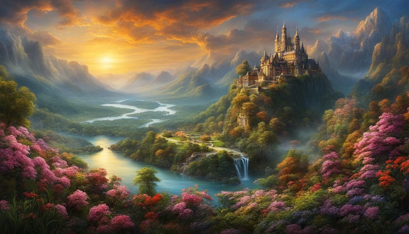 Rivers and flowers  by @Ventrale