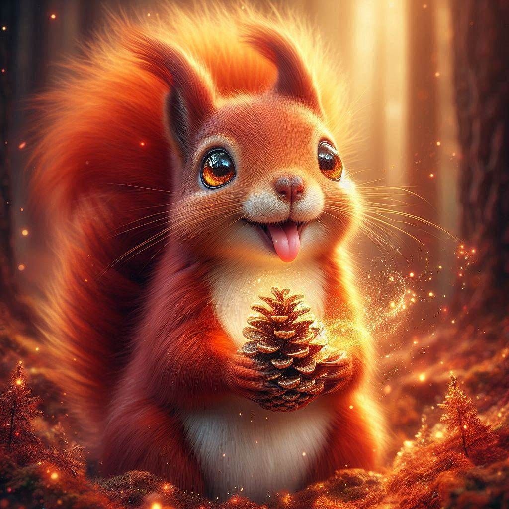 Cute cheeky little Squirrel