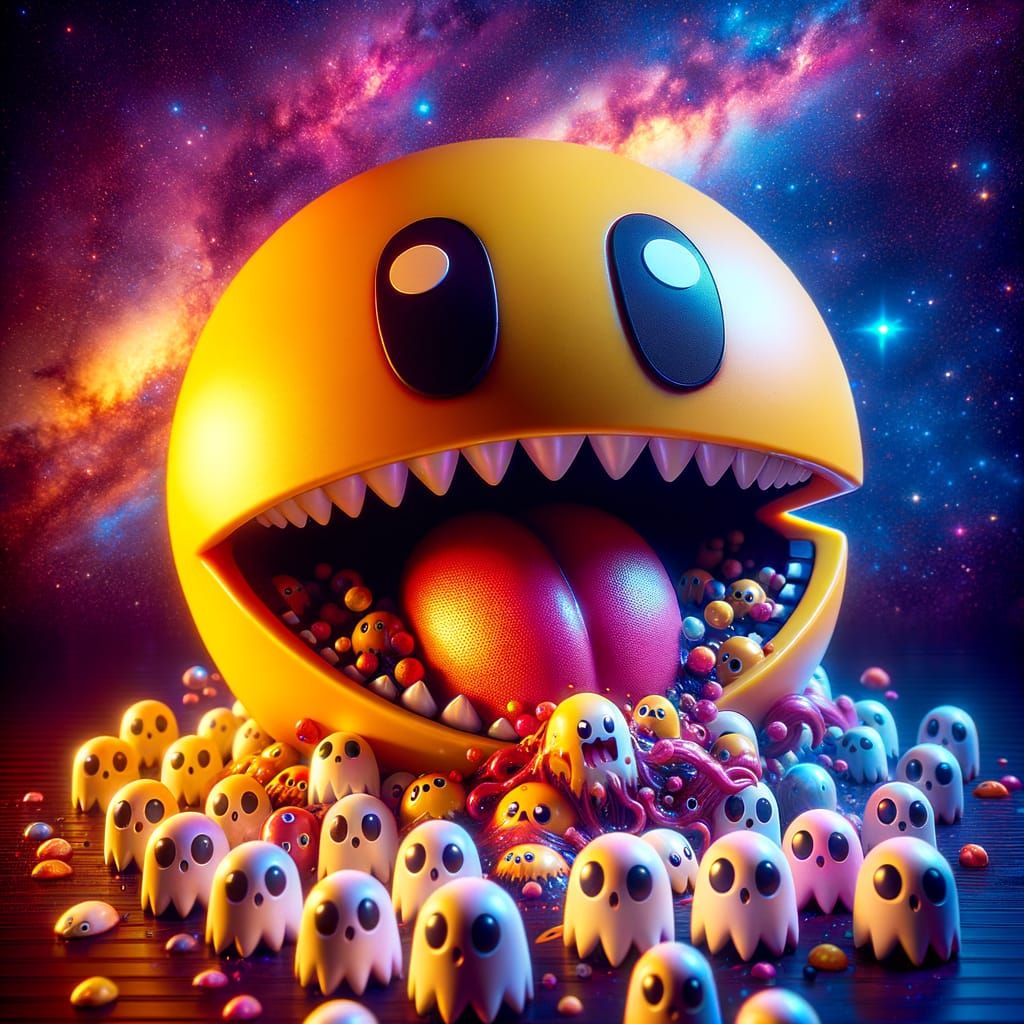 Pacman - AI Generated Artwork - NightCafe Creator