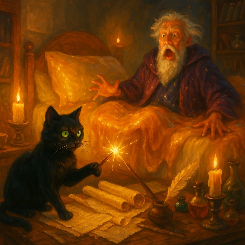 ALBUS!!!!! MY BED!!!!! IT'S... IT'S ... HONEY!!!