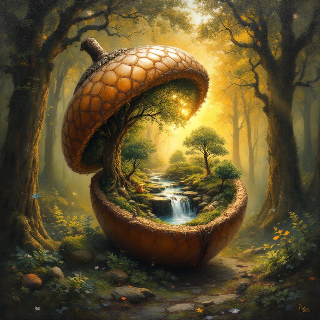 Heart of the Acorn  by @Chirminth