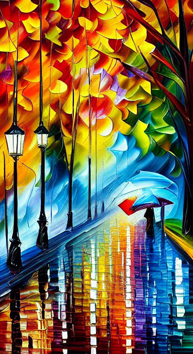 Rainy Night at the Park   by @anakin 