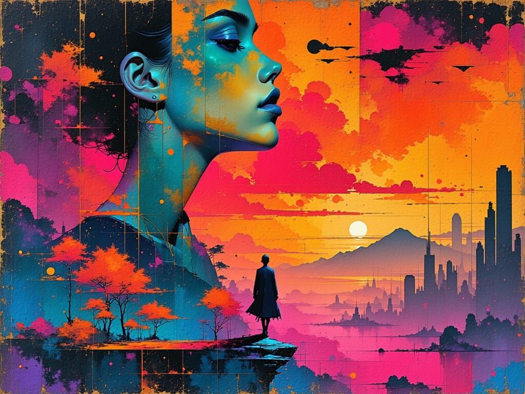 Kelly Freas,  Kilian Eng,  Kandinsky <lora:Akimora:1.0>   by @Kaydenpat