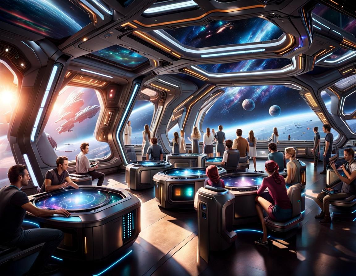 Life on a Spaceship  by @Terri Tales