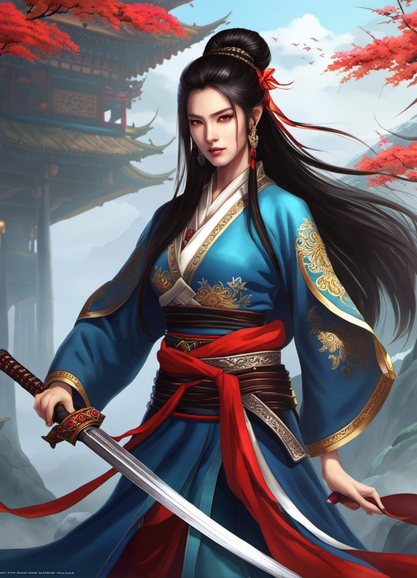 Wuxia female - AI Generated Artwork - NightCafe Creator