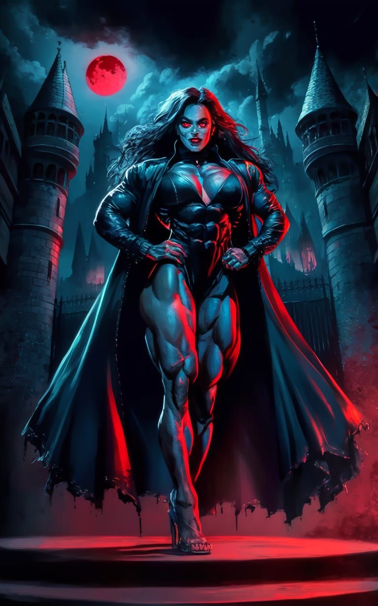 Vampira Out for the Night