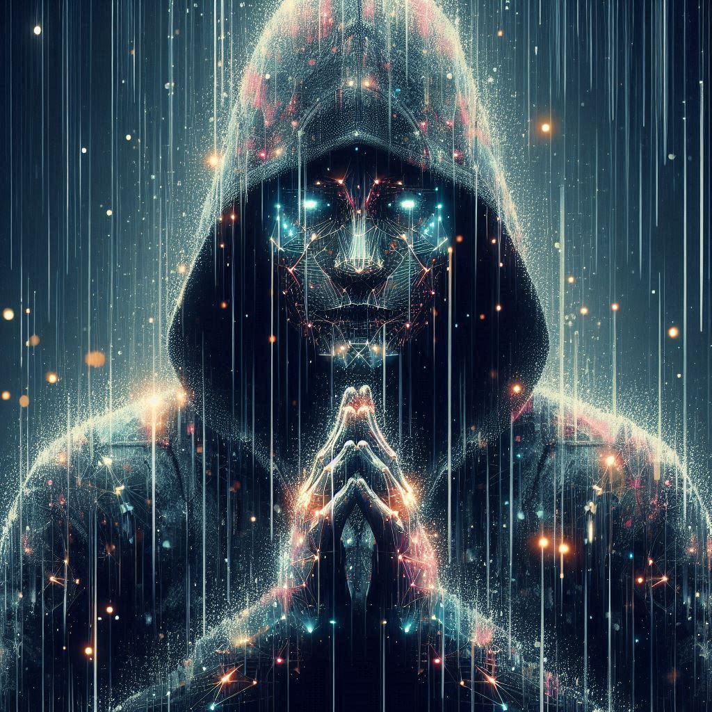 double exposure beautiful fantasy DALL-E 3 portrait landscap...