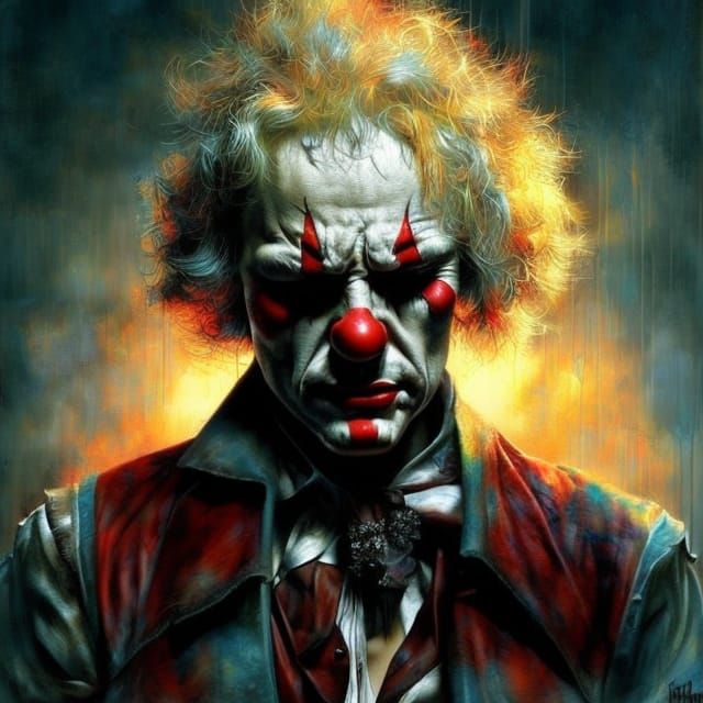 Tears of a Clown  by @Eclectic