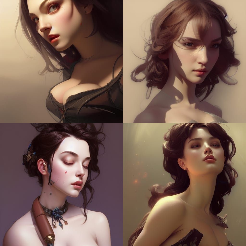 Seductive E-Girl in Tight Corset Reaches Out