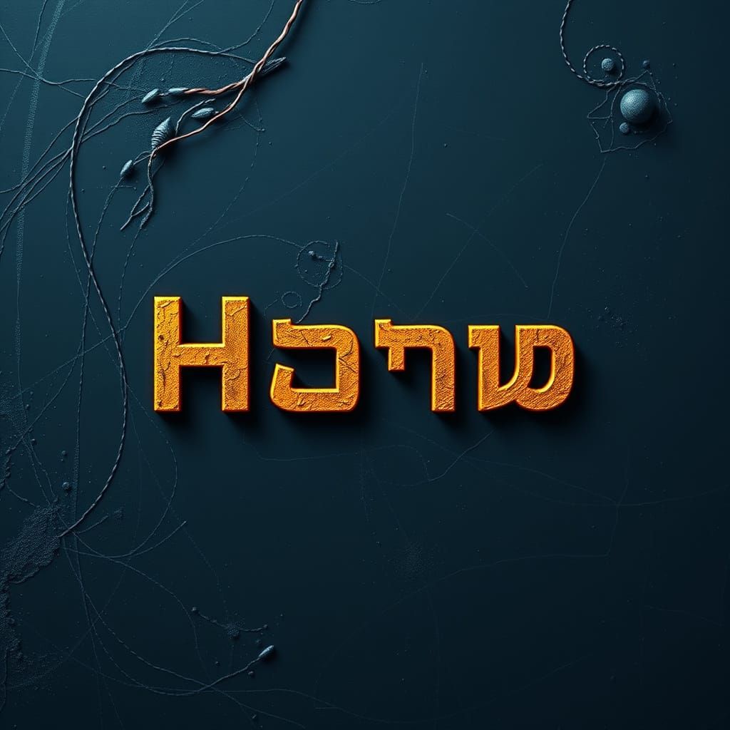 Beautiful Hebrew Calligraphy