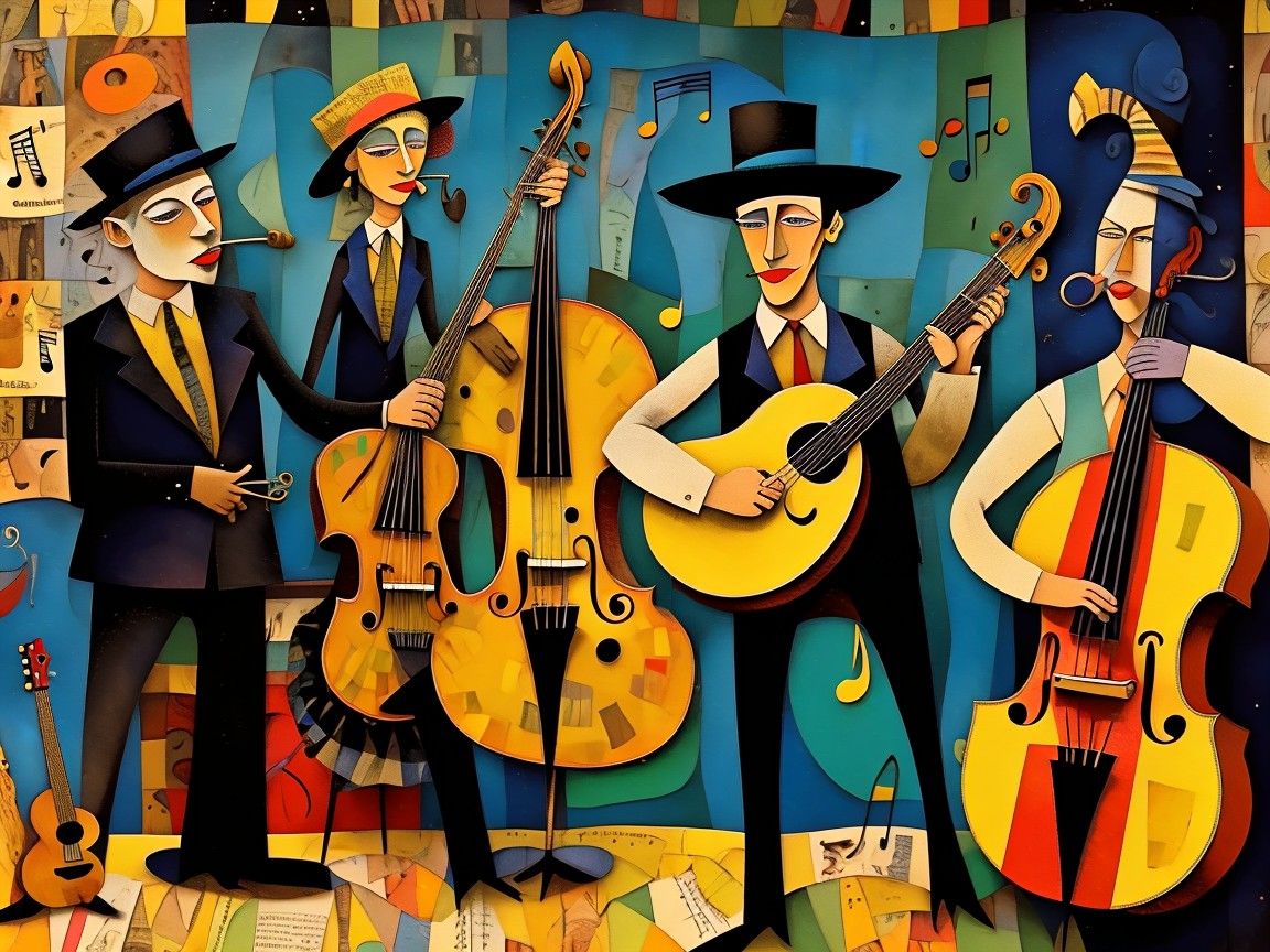 Jazz band at the club.