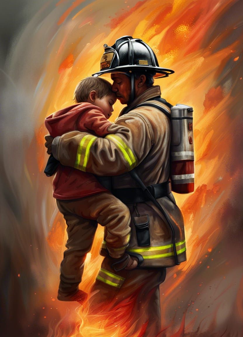 "Our Job is to Save Your Life"- Firefighter  by @Heralyn