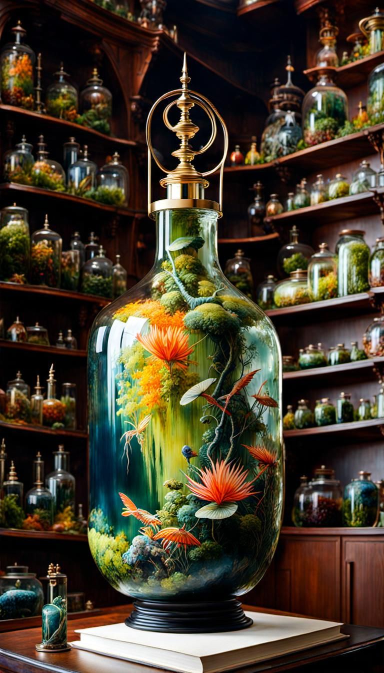 Worlds in a Jar  by @Mantooth Gage