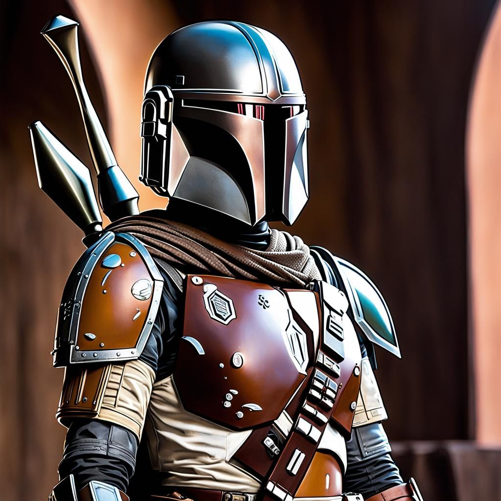 Mandalorian Bounty Hunter - AI Generated Artwork - NightCafe Creator