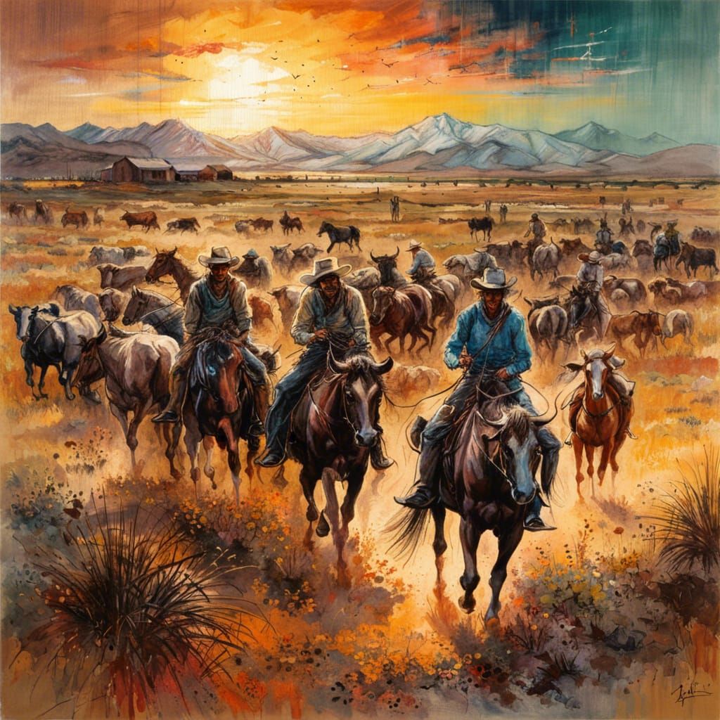 Cattle drives  by @Mi3ch