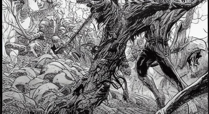 8k resolution concept art, the assassin, exiled, branded, and beset by savage beasts (unfinished), colors, 