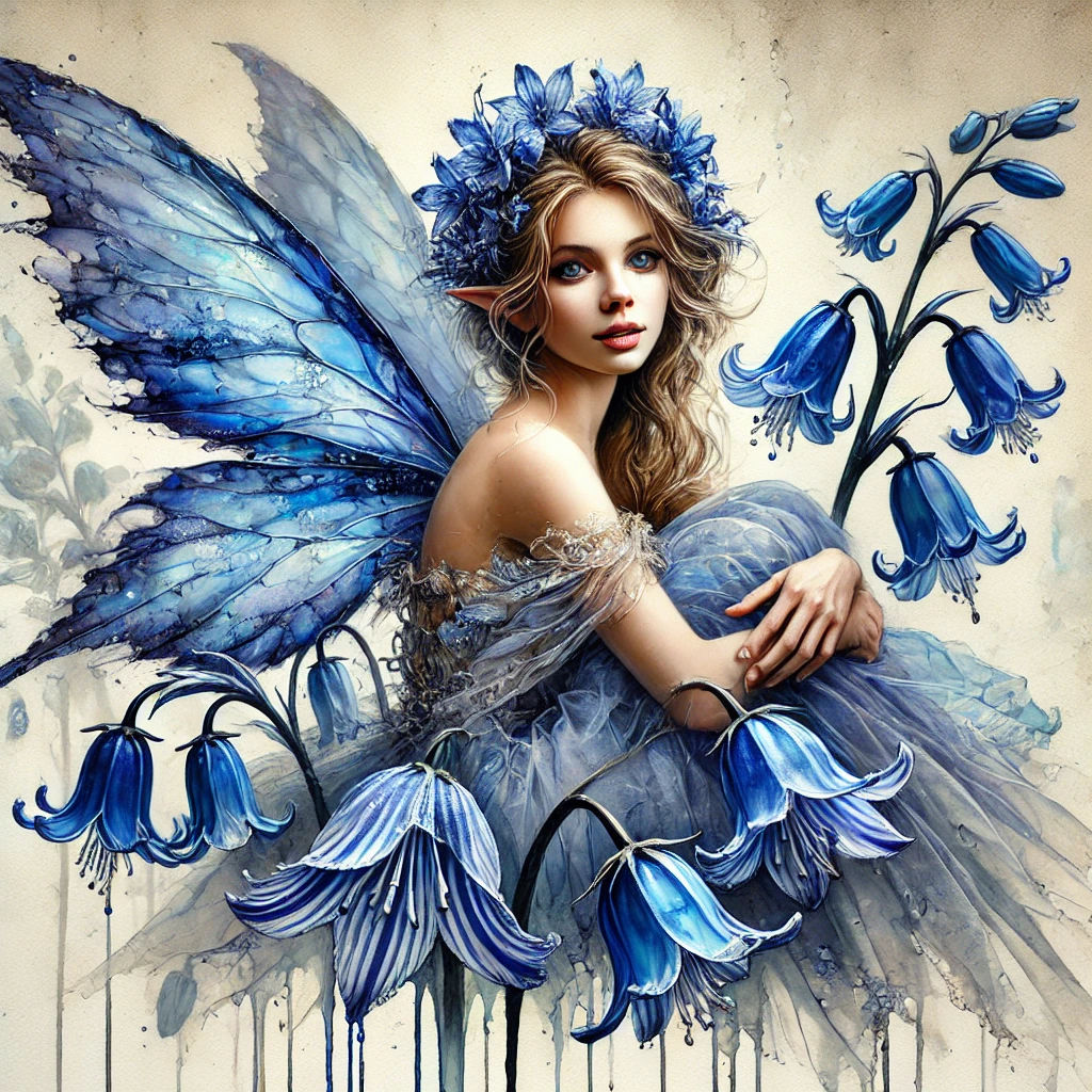 Bluebell Fairy - AI Generated Artwork - NightCafe Creator