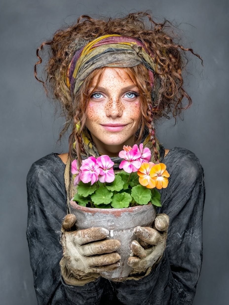 Die kleine Gärtnerin