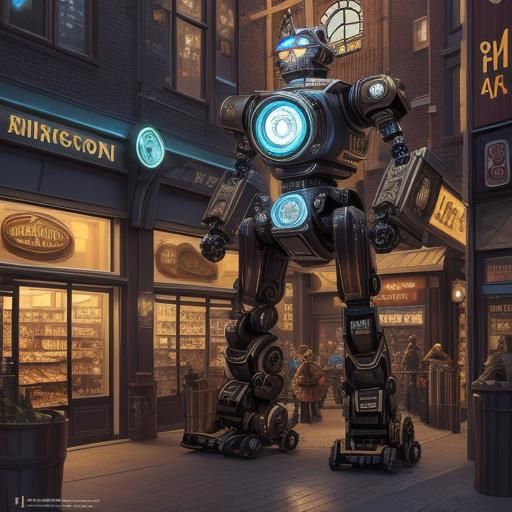 Whizbot - AI Generated Artwork - NightCafe Creator