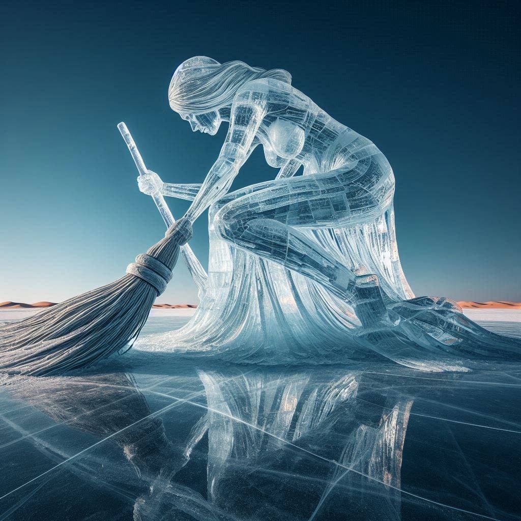 Ice sculpture toaster